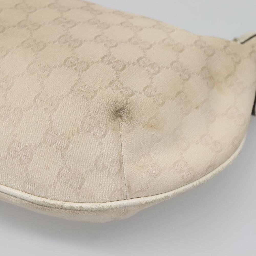 GUCCI GG Canvas Shoulder Bag White Gold - Picture 16 of 16